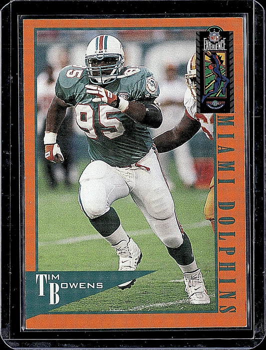 1995 Classic NFL Experience #56 Tim Bowens Gold