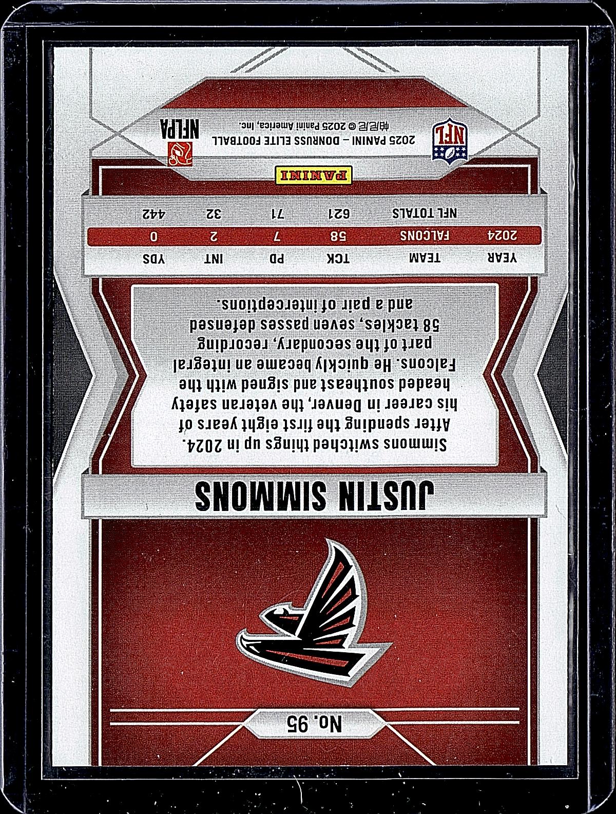 2025 Donruss Elite #95 Justin Simmons