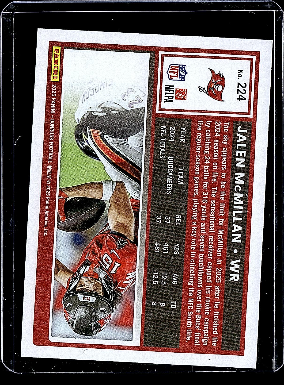 2025 Donruss #224 Jalen McMillan