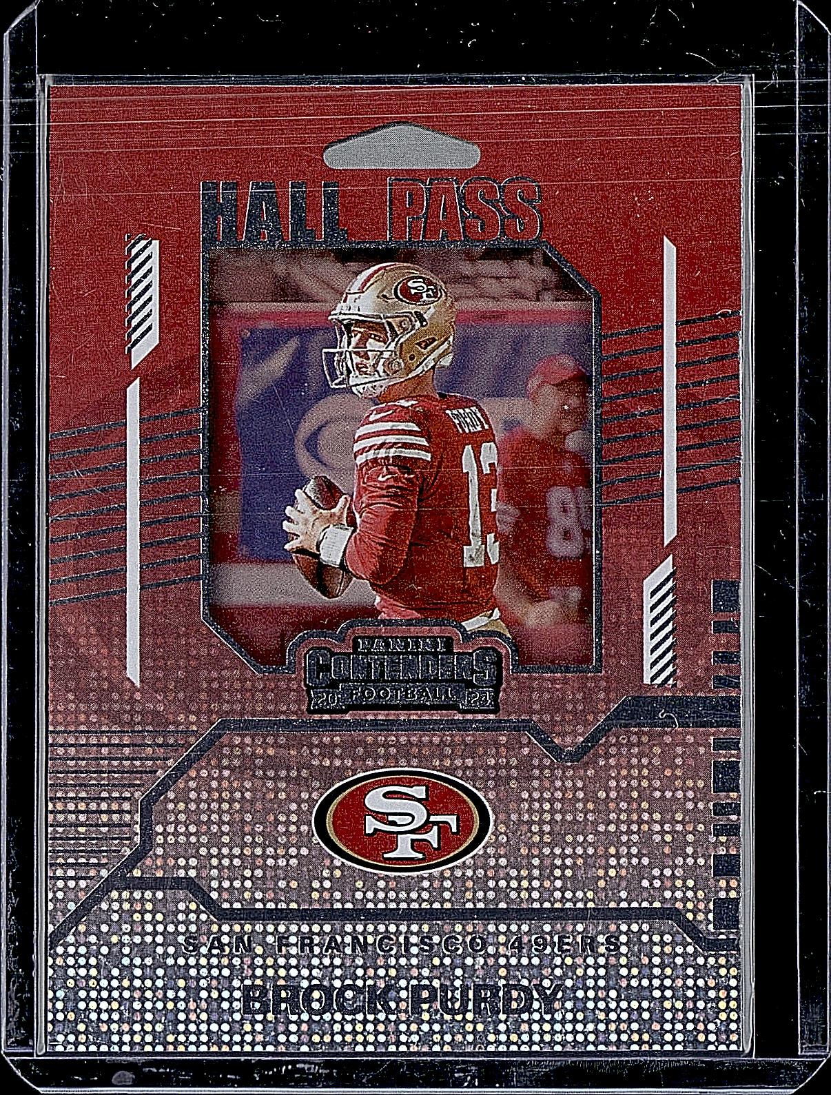 2024 Panini Contenders #8 Brock Purdy Hall Pass