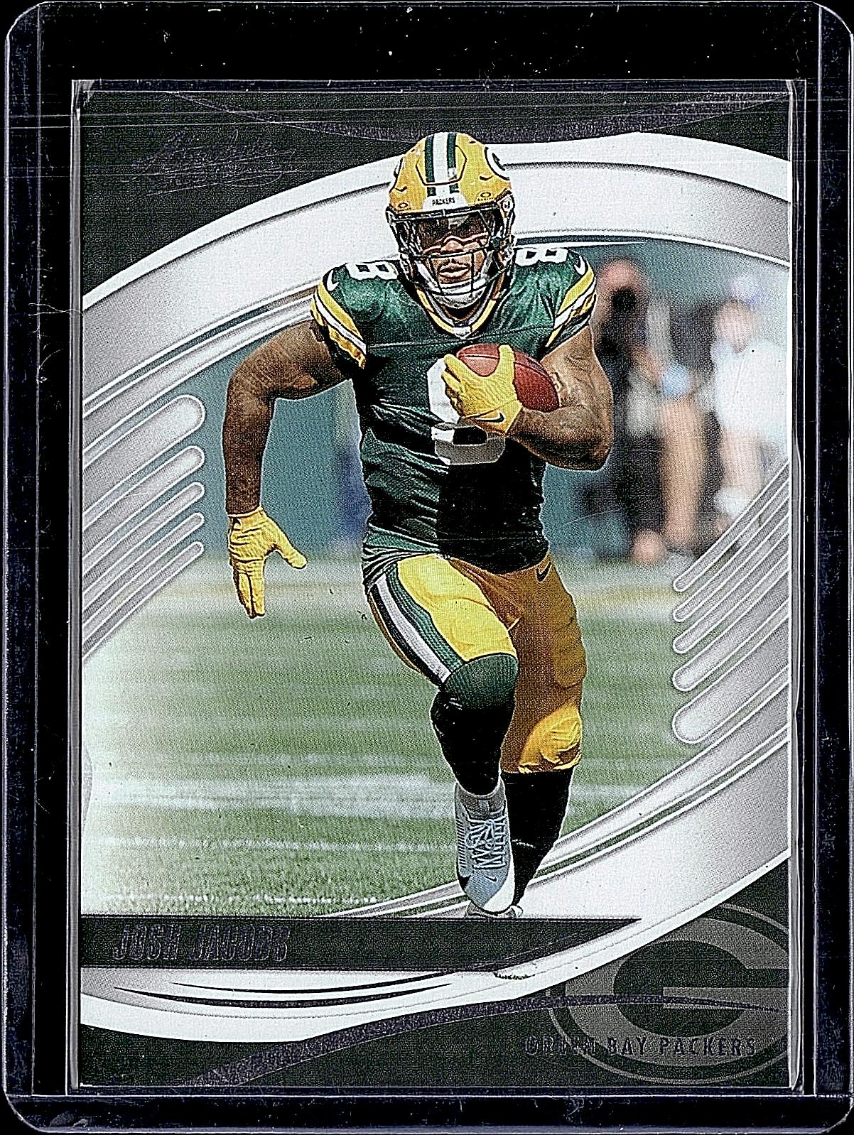 2025 Panini Absolute #39 Josh Jacobs Yellow