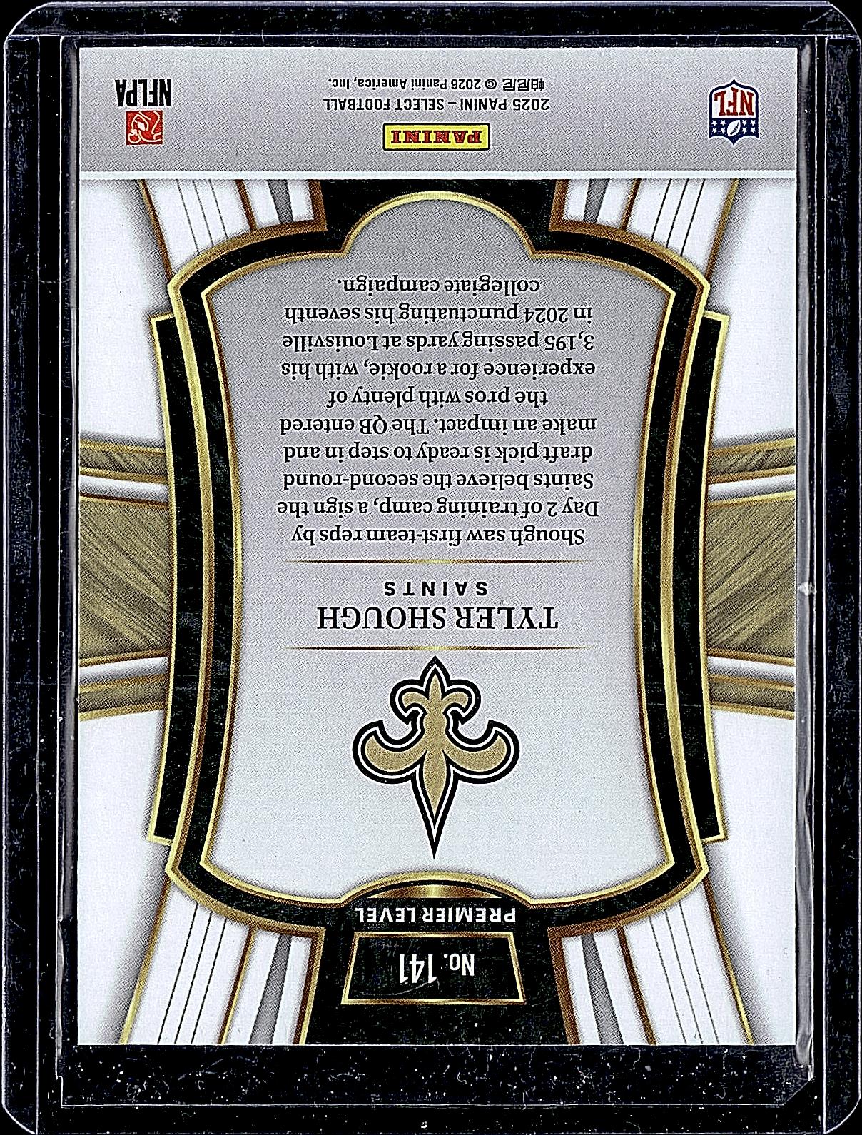 2025 Panini Select #141 Tyler Shough