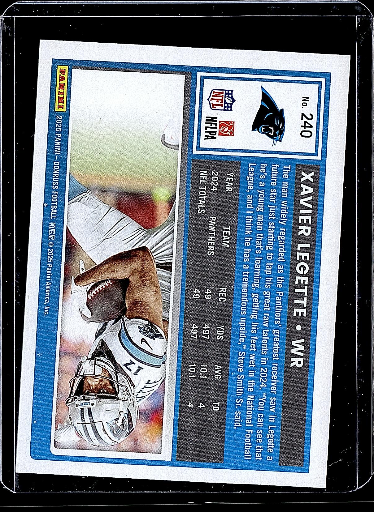 2025 Donruss #240 Xavier Legette