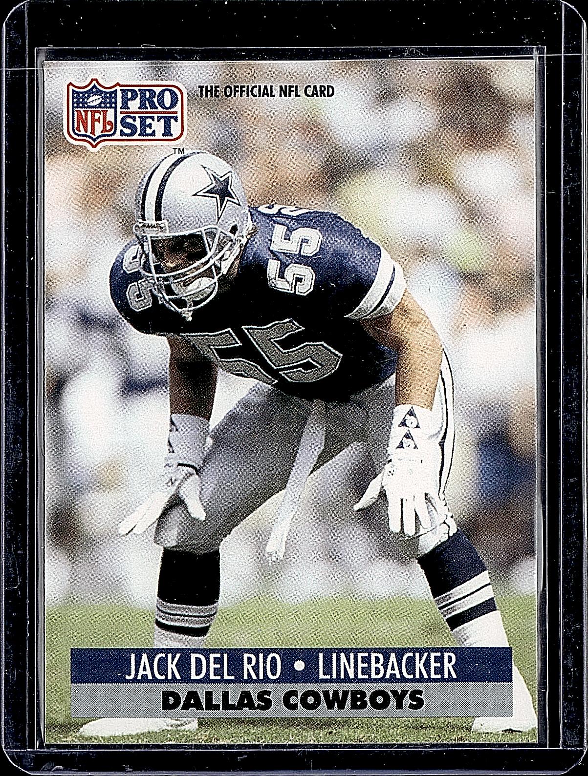 1991 Pro Set #129 Jack Del Rio