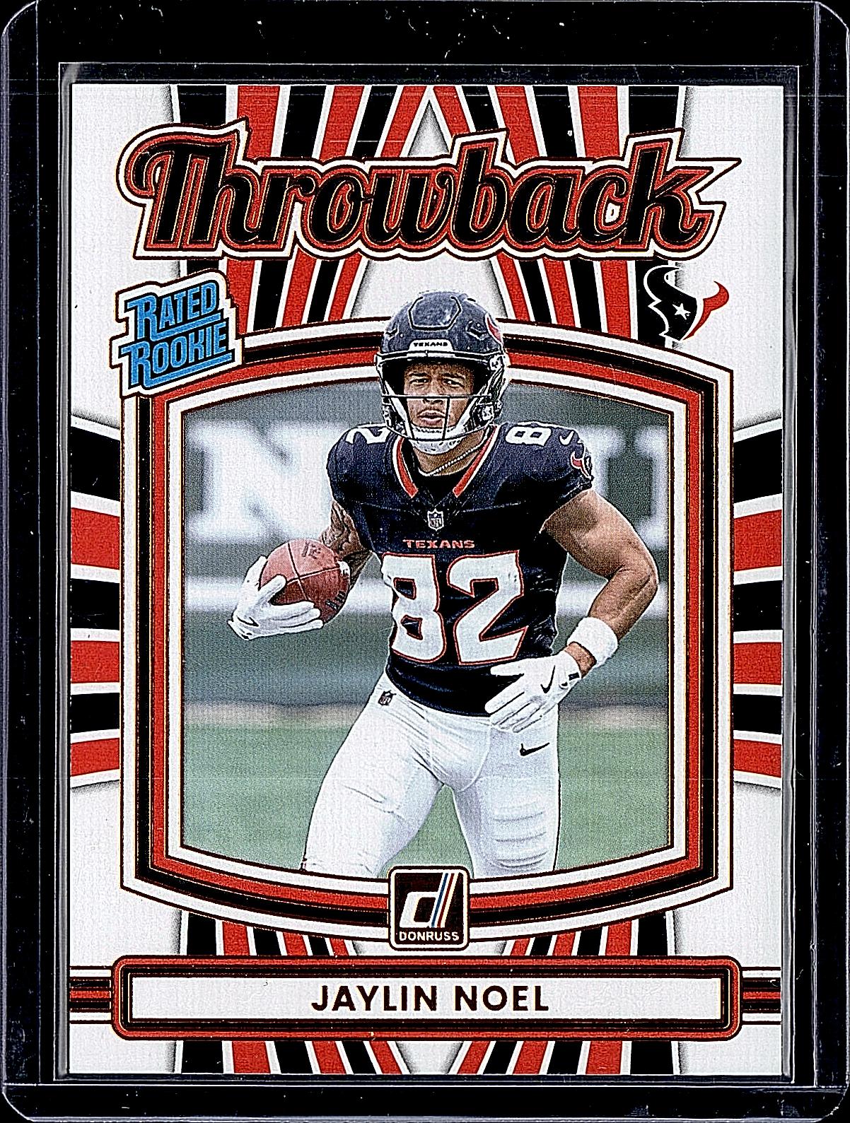2025 Donruss #45 Jaylin Noel Rated Rookies Throwback