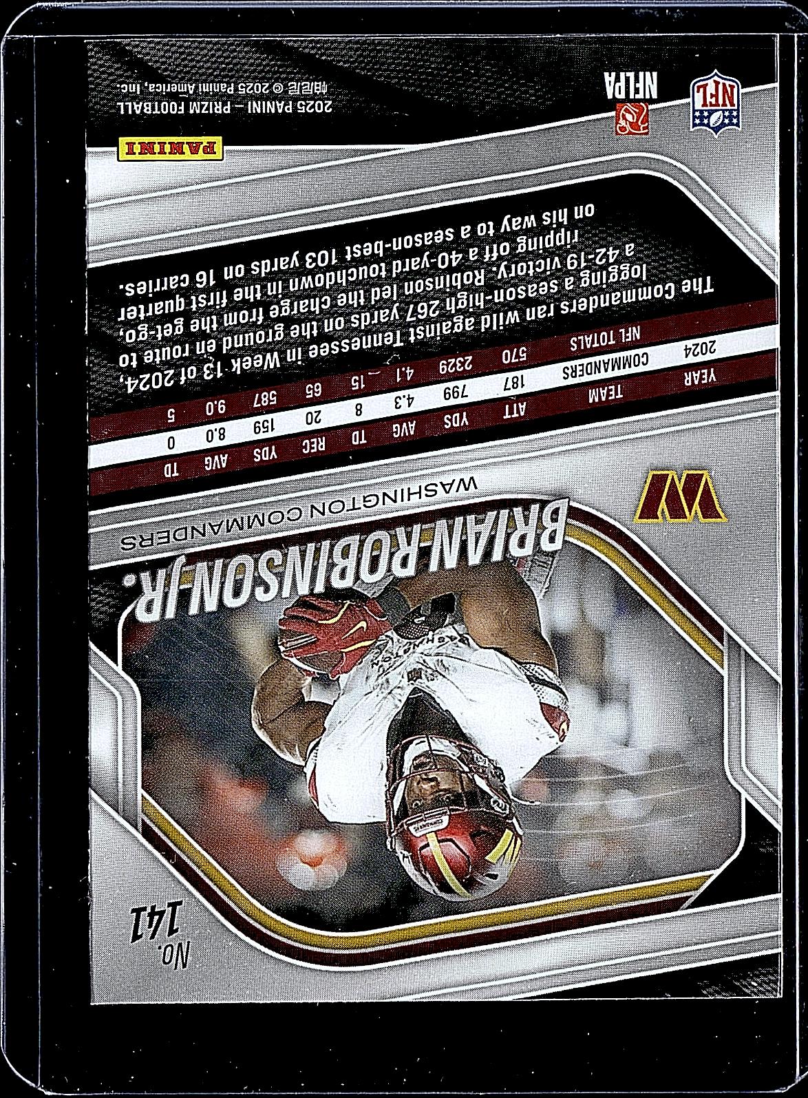 2025 Panini Prizm #141 Brian Robinson Jr.