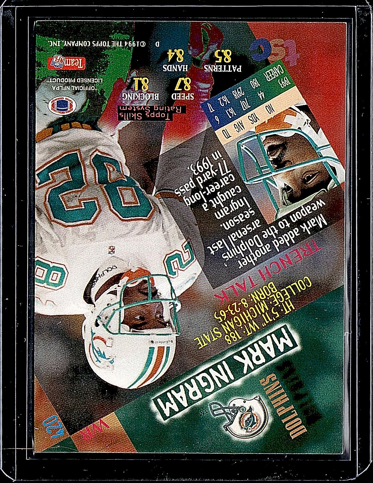 1994 Stadium Club #420 Mark Ingram