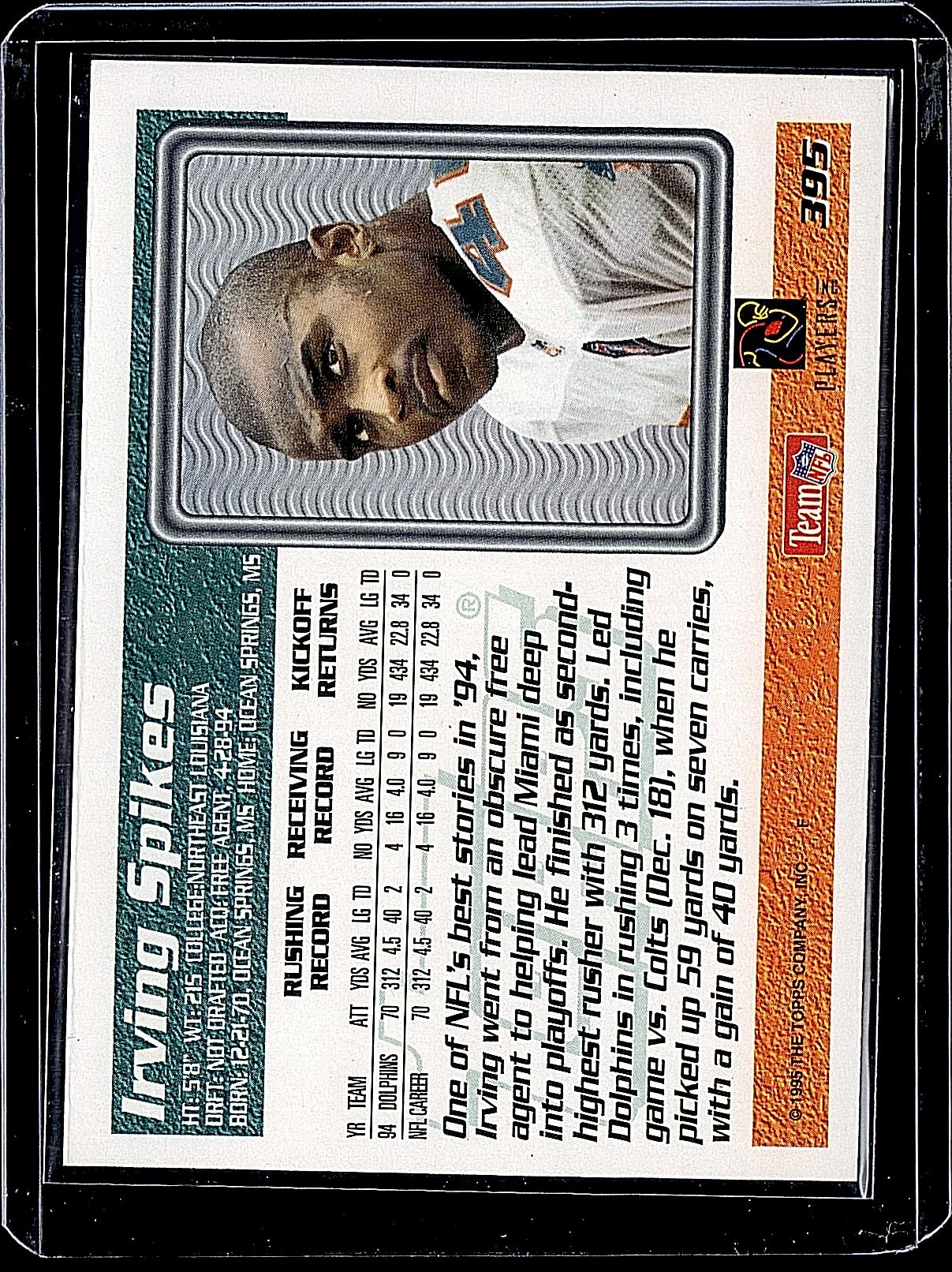1995 Topps #395 Irving Spikes