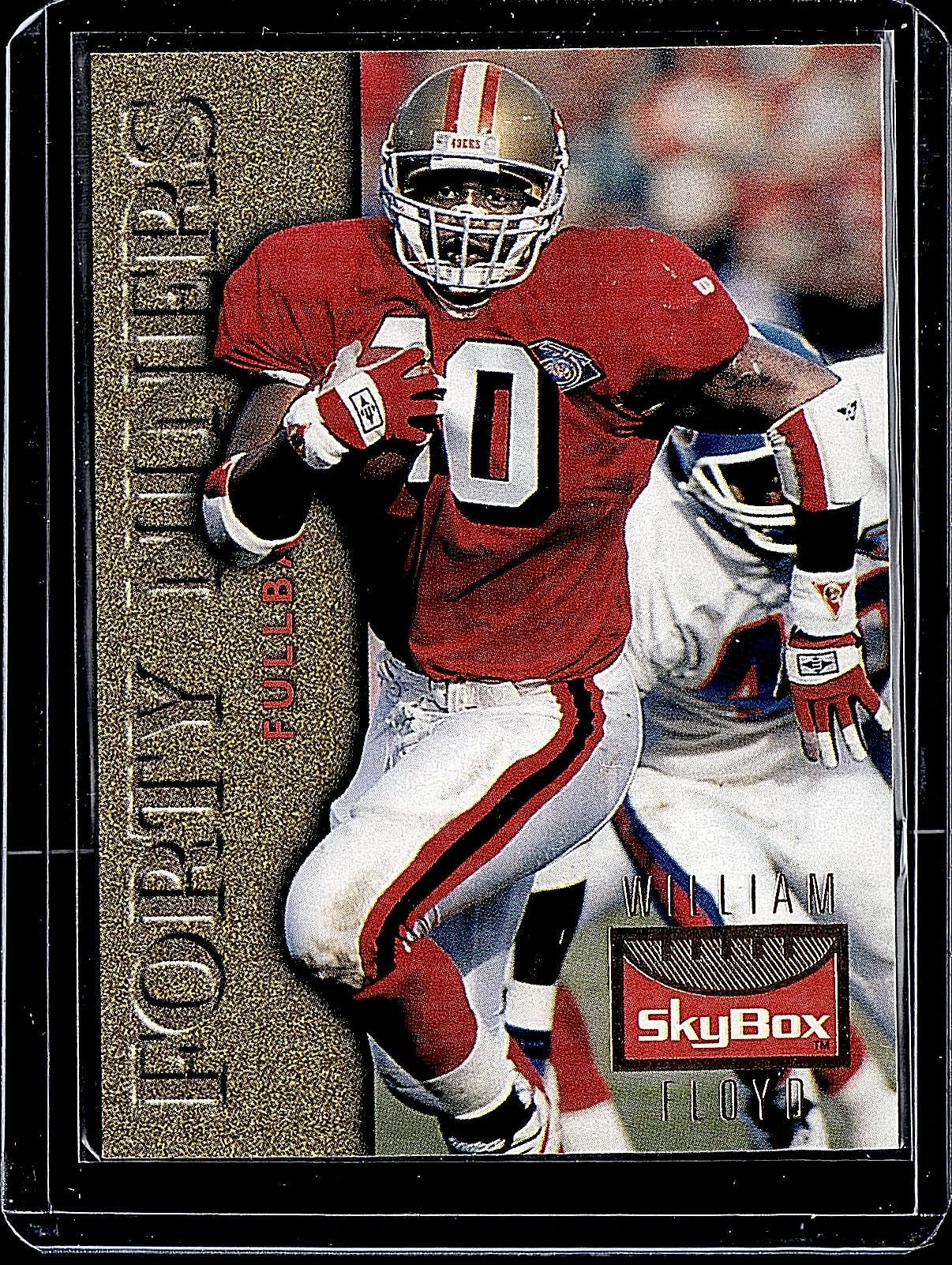 1995 SkyBox Premium #1 William Floyd Inside the Numbers