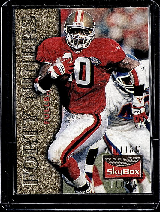 1995 SkyBox Premium #1 William Floyd Inside the Numbers