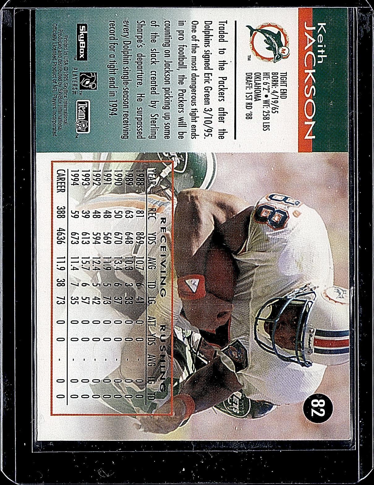 1995 SkyBox Impact #82 Keith Jackson