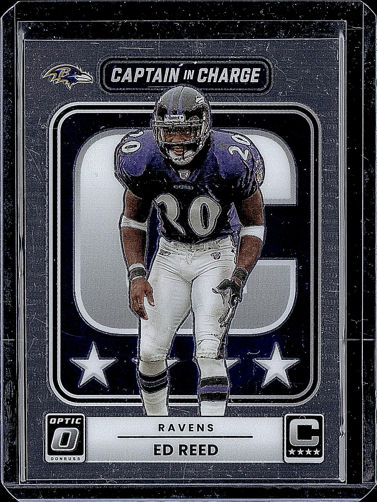 2025 Donruss Optic #10 Ed Reed Captain in Charge
