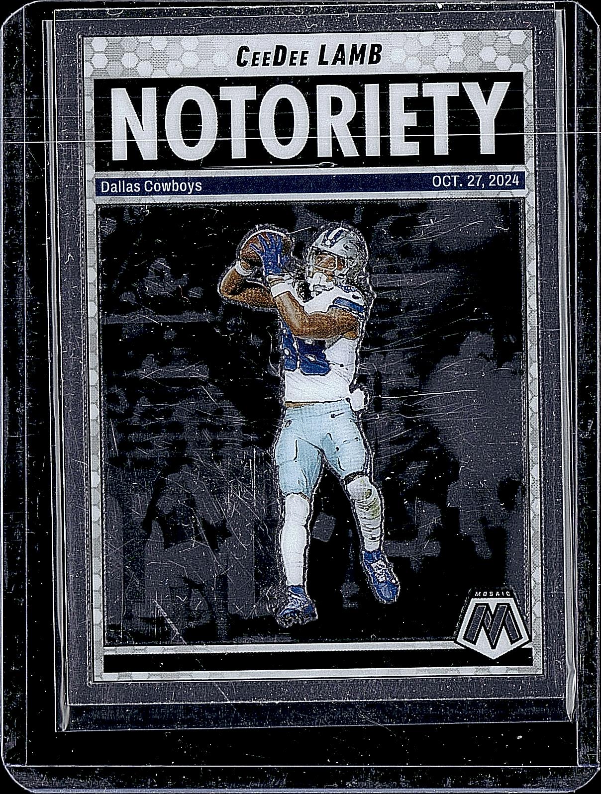 2025 Panini Mosaic #8 CeeDee Lamb Notoriety
