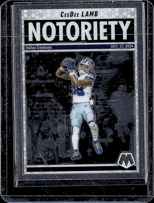 2025 Panini Mosaic #8 CeeDee Lamb Notoriety
