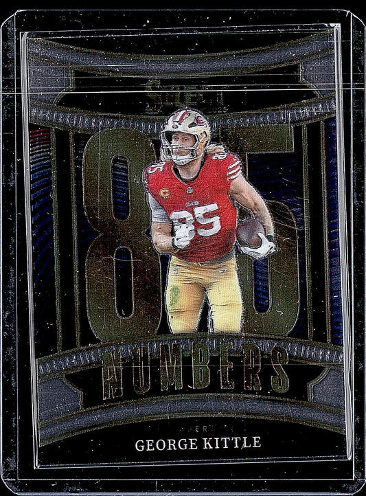 2025 Panini Select #19 George Kittle Select Numbers