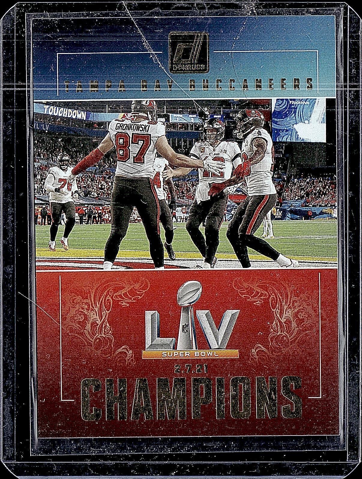 2021 Donruss #C1 Tampa Bay Buccaneers Champions