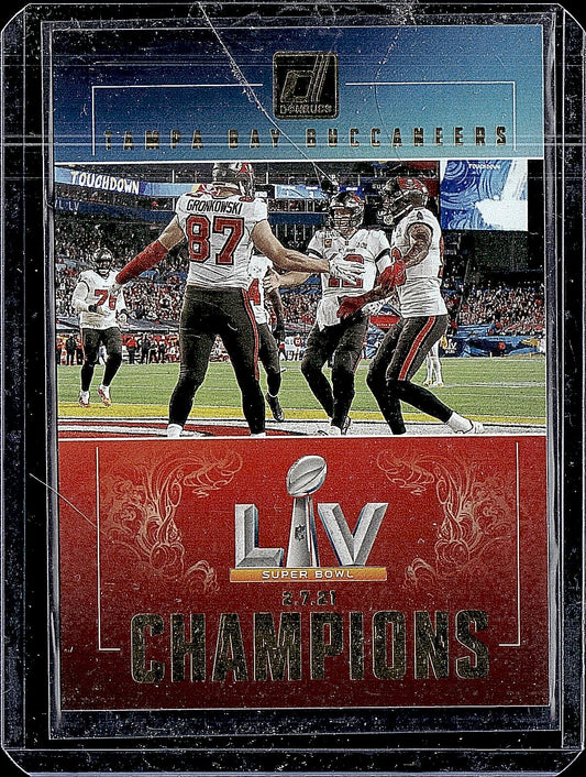 2021 Donruss #C1 Tampa Bay Buccaneers Champions