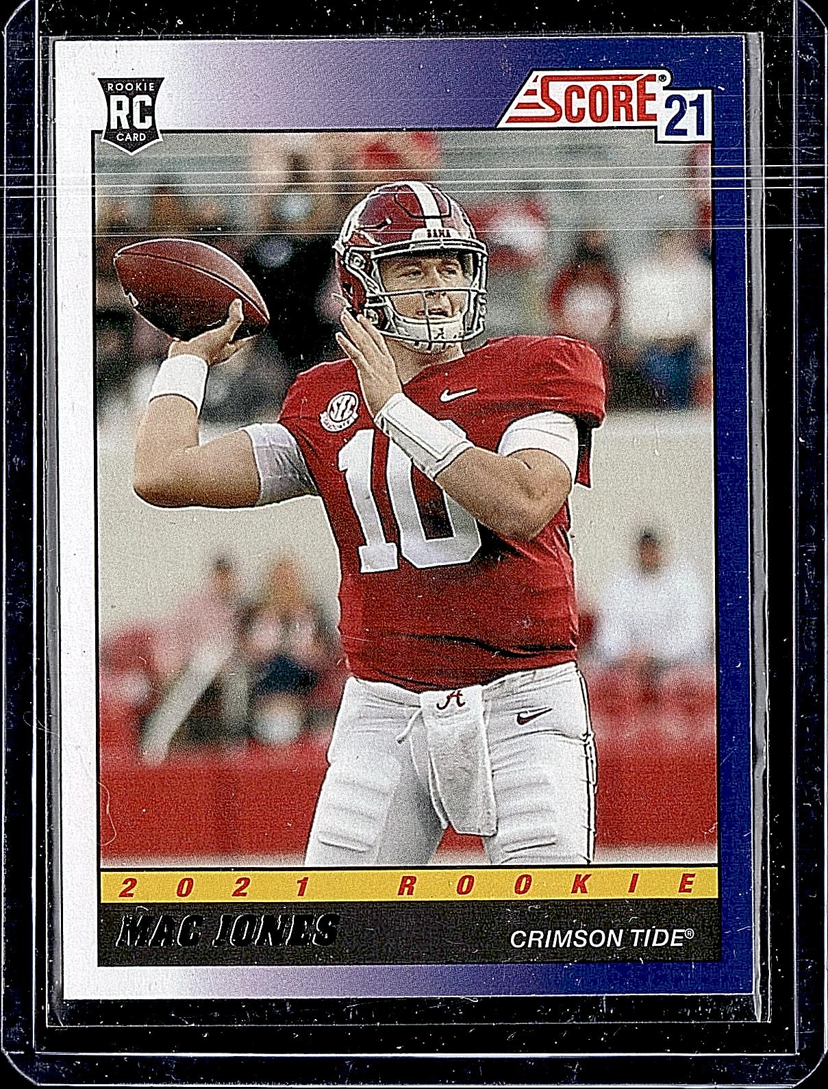 2021 Score #TB9 Mac Jones 1991 Throwback