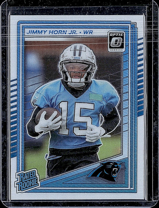2025 Donruss Optic #281 Jimmy Horn Jr. Purple Shock
