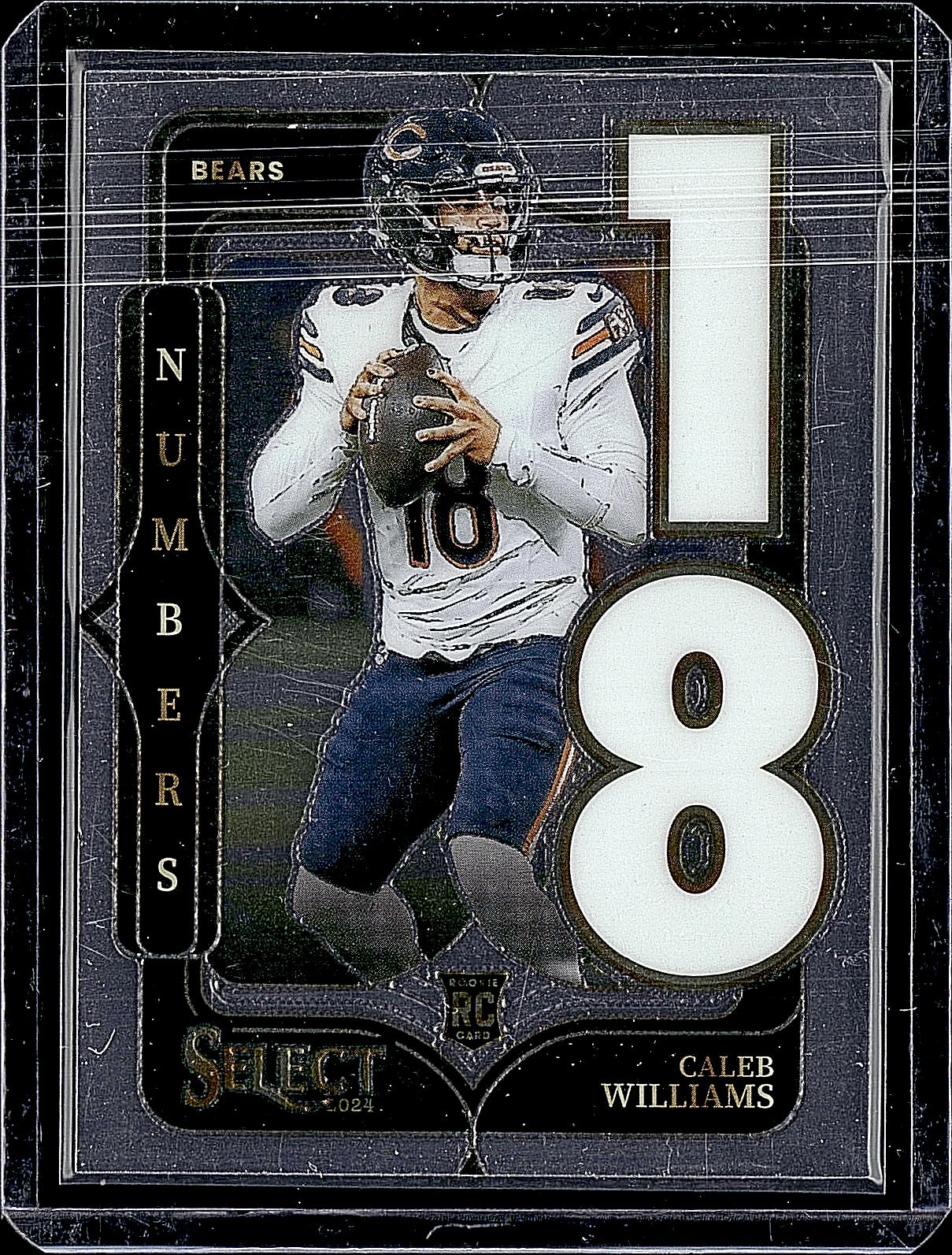 2024 Panini Select #19 Caleb Williams Select Numbers