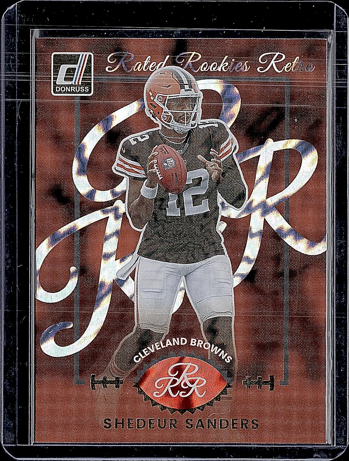 2025 Donruss #11 Shedeur Sanders Rated Rookies Retro