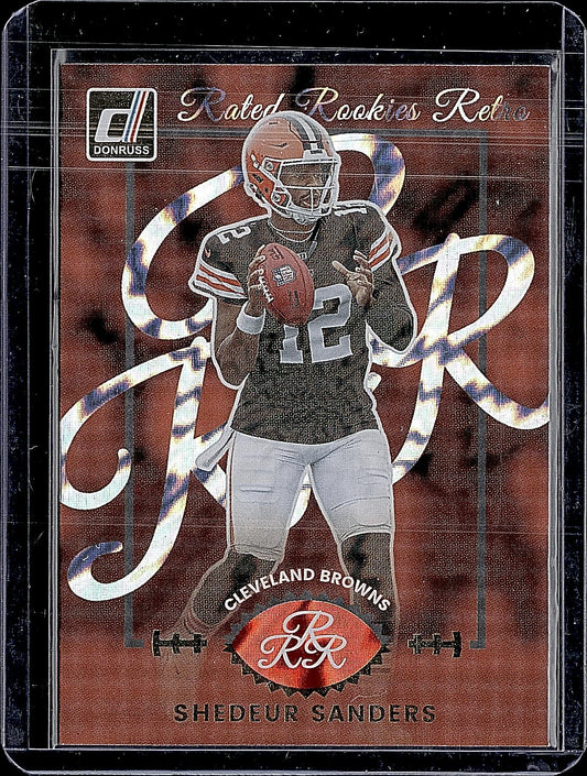 2025 Donruss #11 Shedeur Sanders Rated Rookies Retro