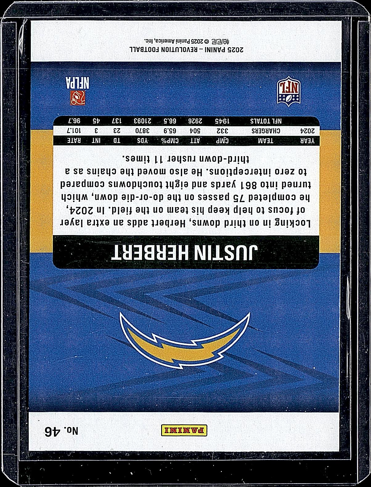 2025 Panini Revolution #46 Justin Herbert