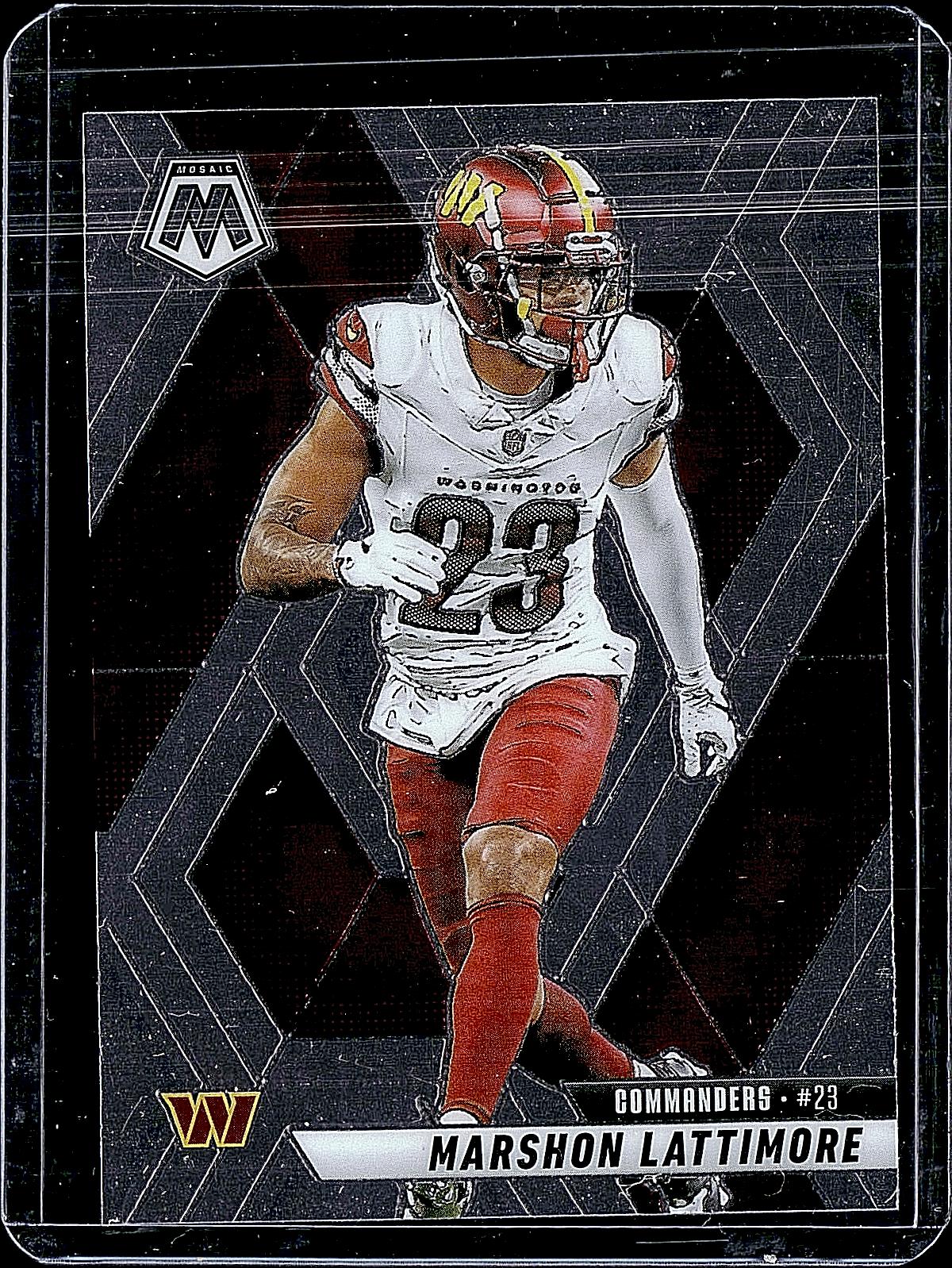 2025 Panini Mosaic #7 Marshon Lattimore
