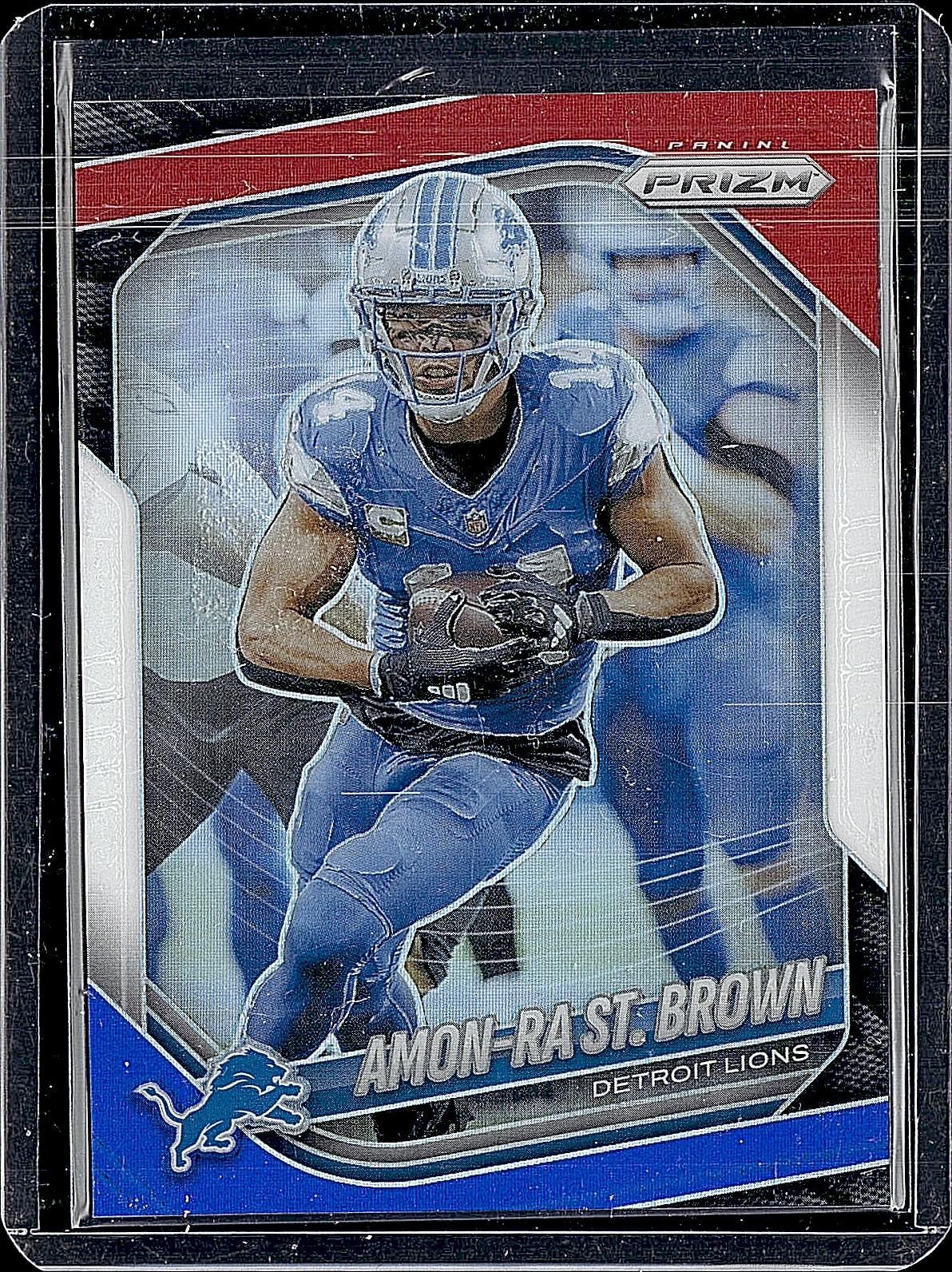 2025 Panini Prizm #187 Amon-Ra St. Brown Silver