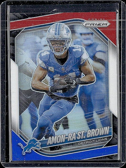 2025 Panini Prizm #187 Amon-Ra St. Brown Silver