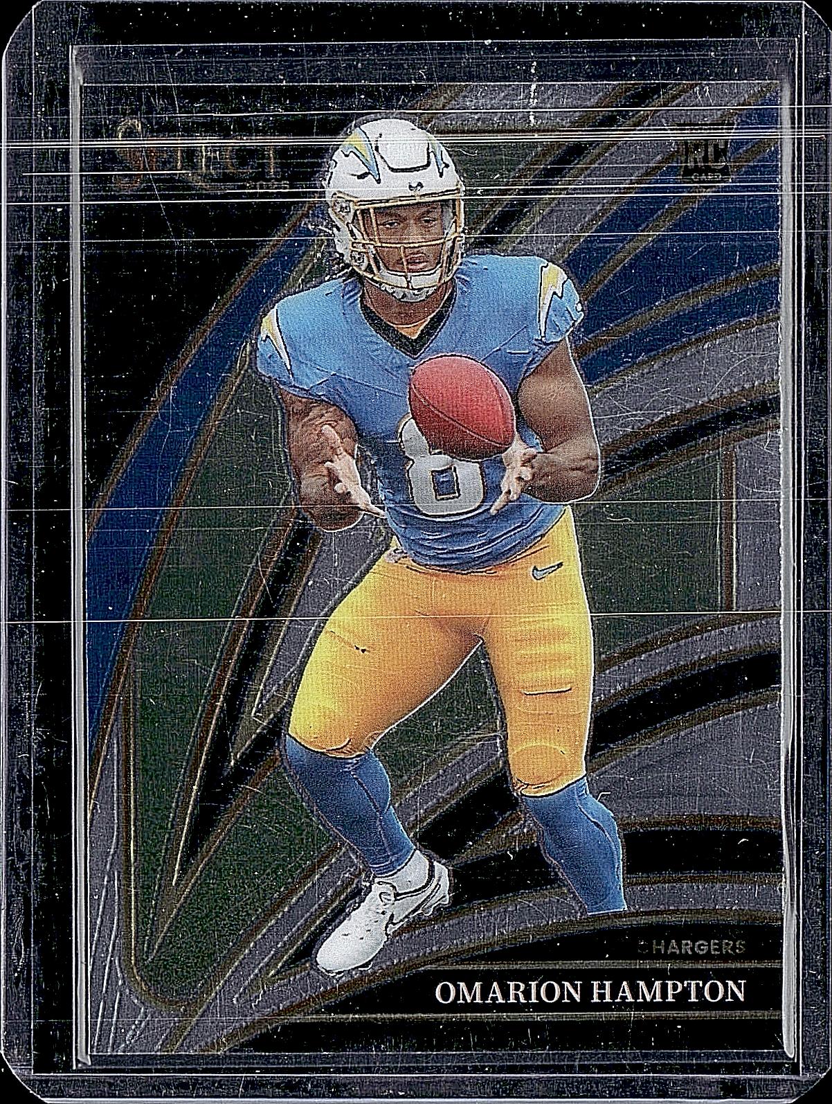 2025 Panini Select #202 Omarion Hampton