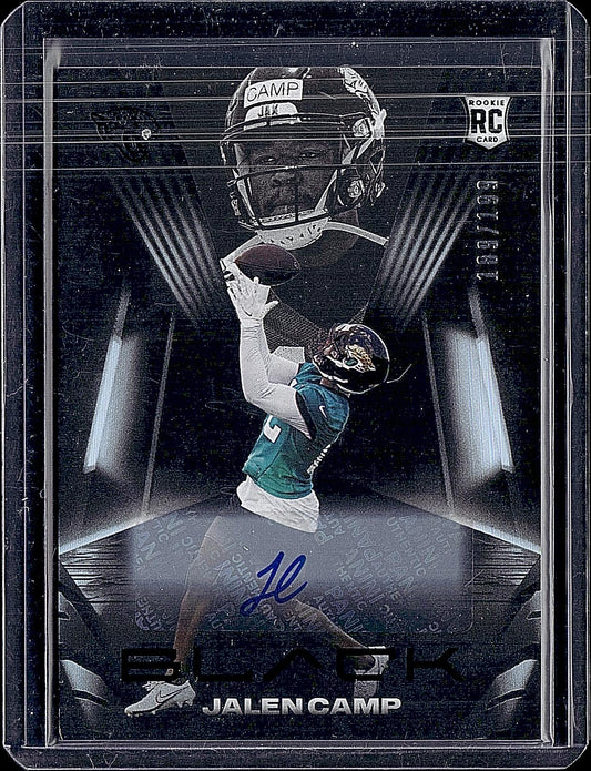 2021 Panini Black #189 Jalen Camp Rookies Autographs #/199