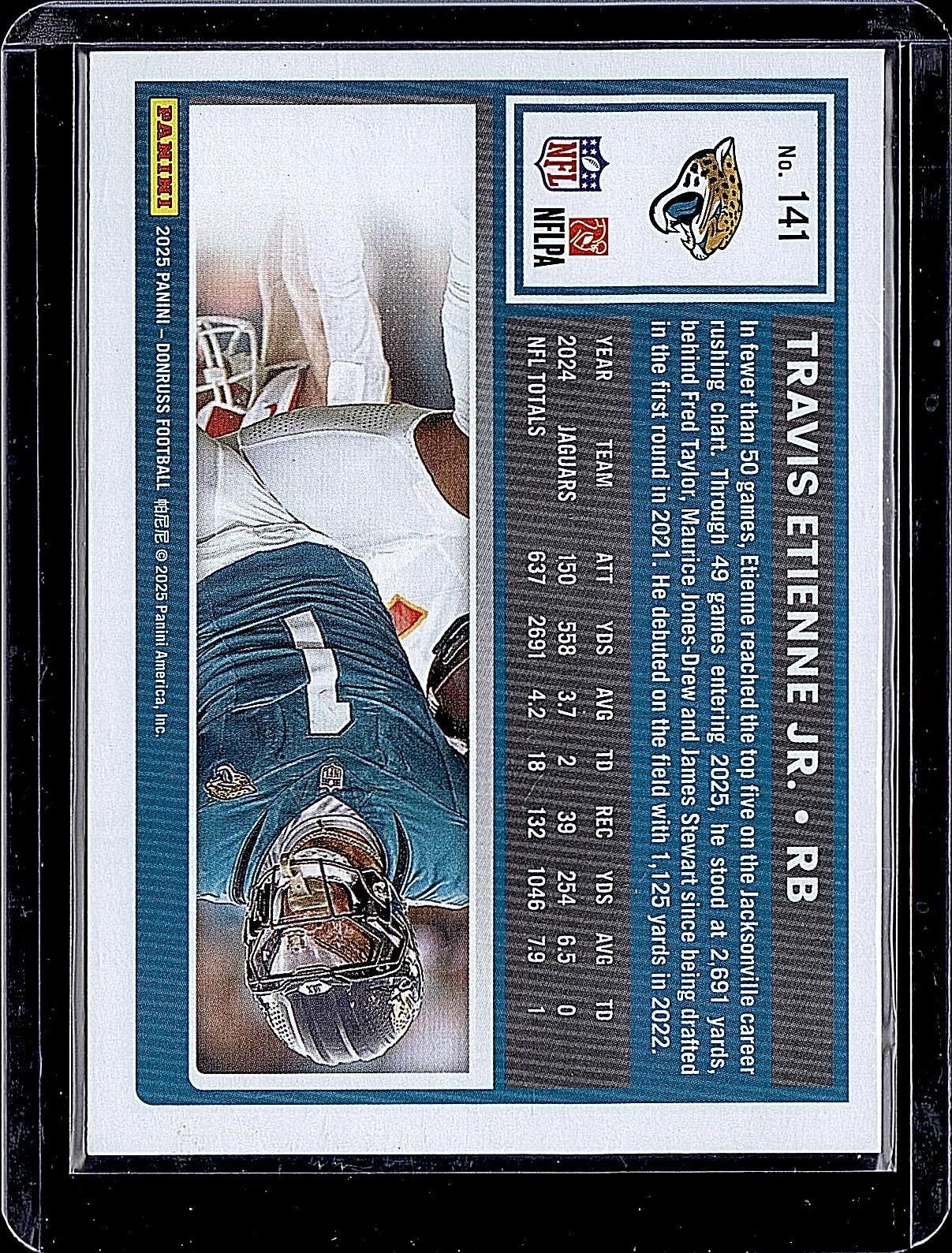 2025 Donruss #141 Travis Etienne Jr.