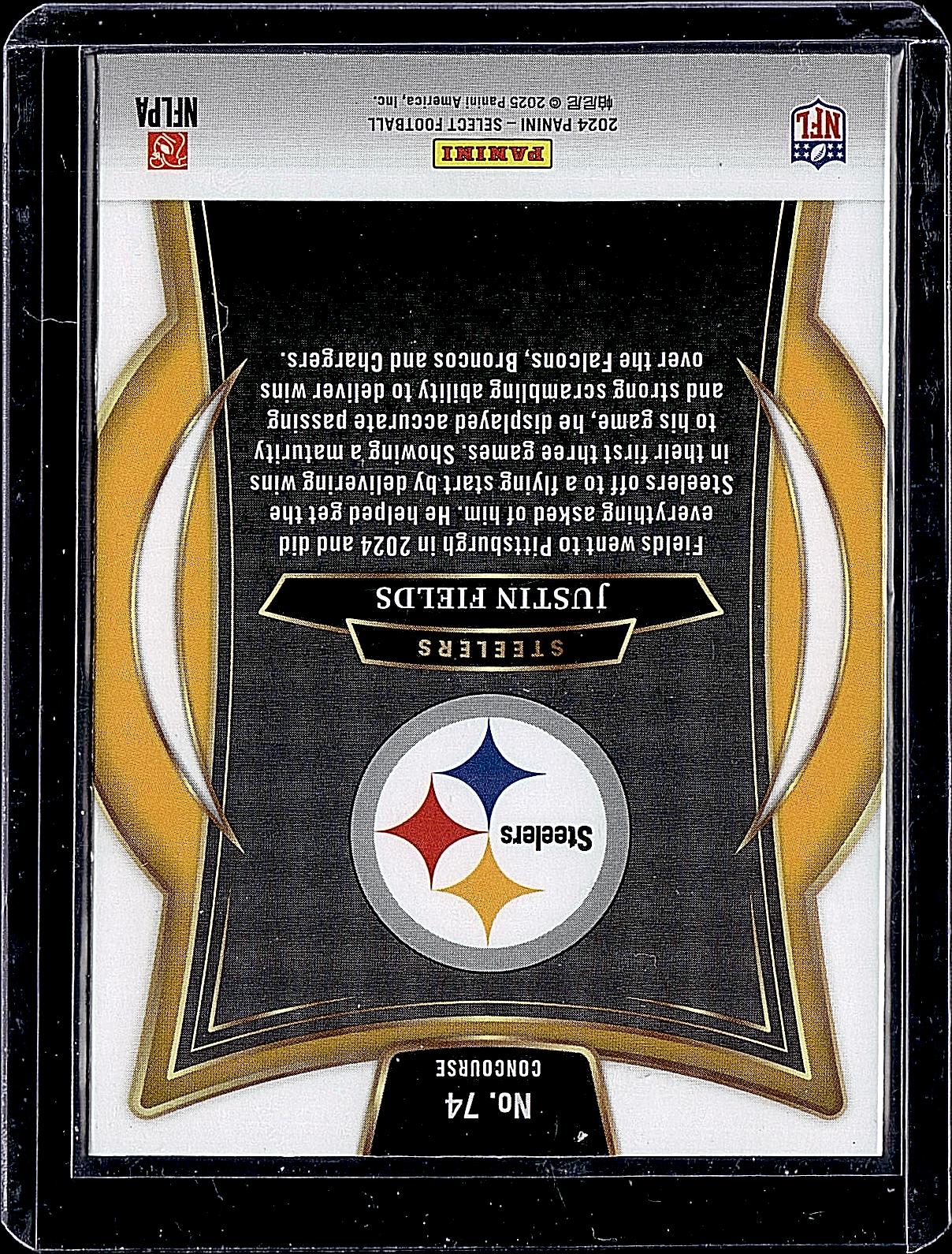 2024 Panini Select #74 Justin Fields