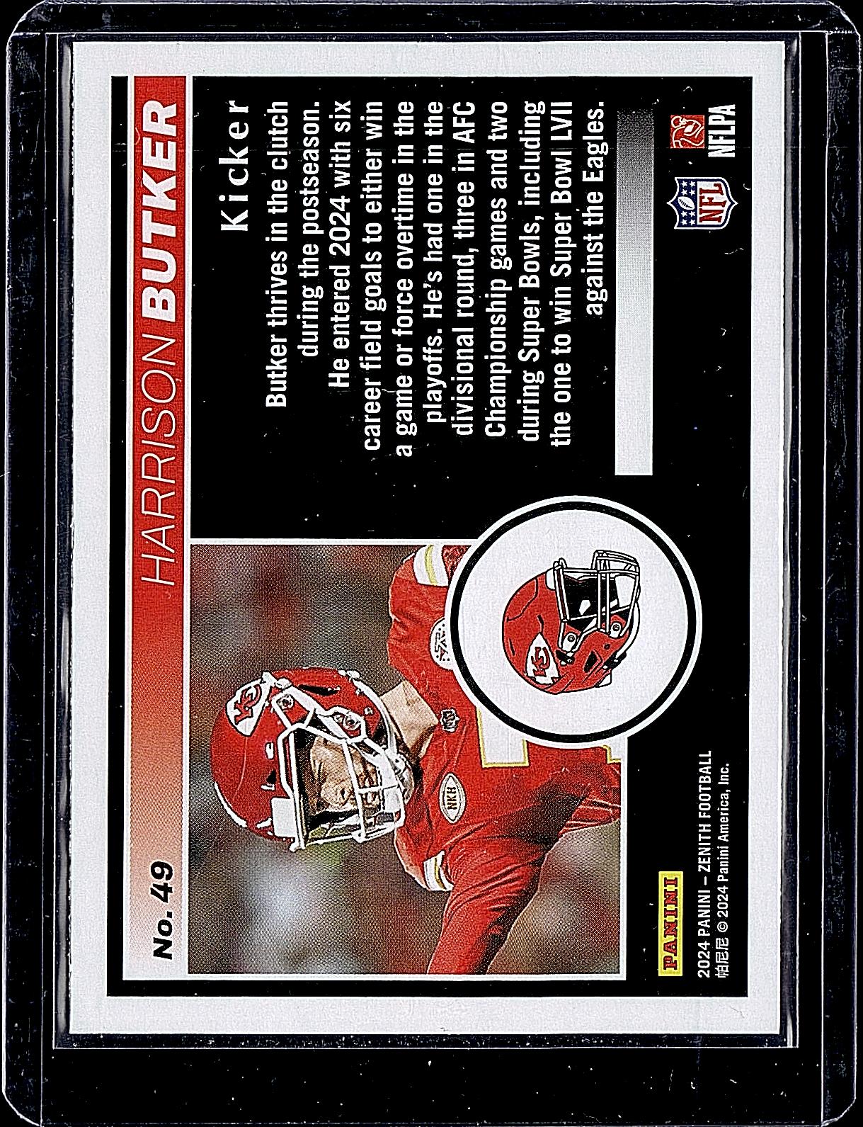 2024 Panini Zenith #49 Harrison Butker Retail
