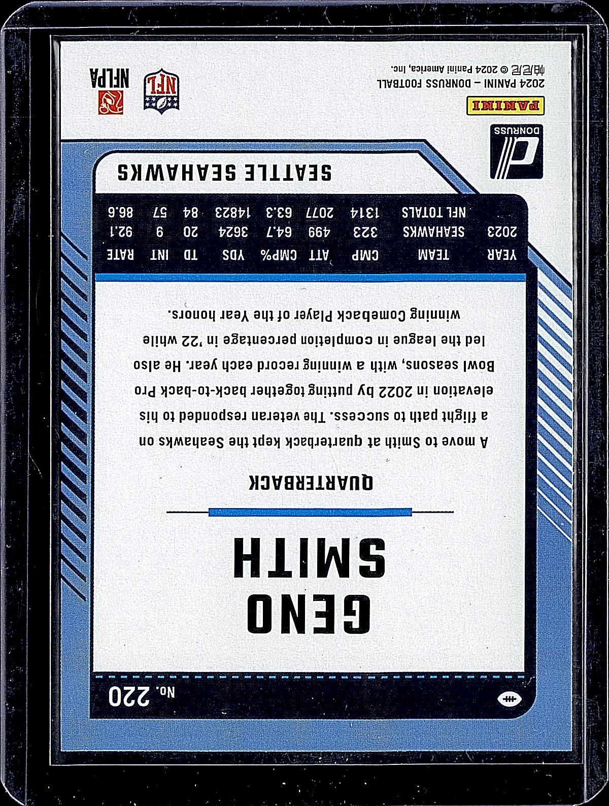 2024 Donruss #220 Geno Smith