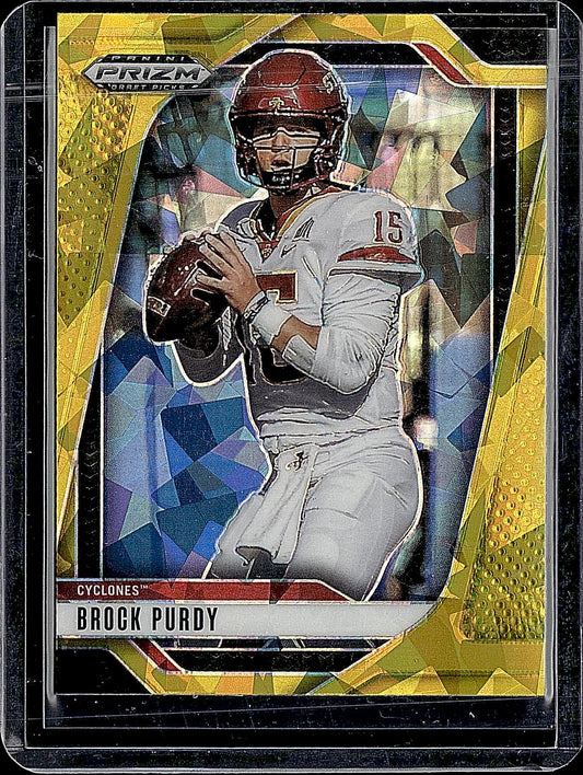 2025 Panini Prizm Draft Picks #176 Brock Purdy Prizms Gold Ice