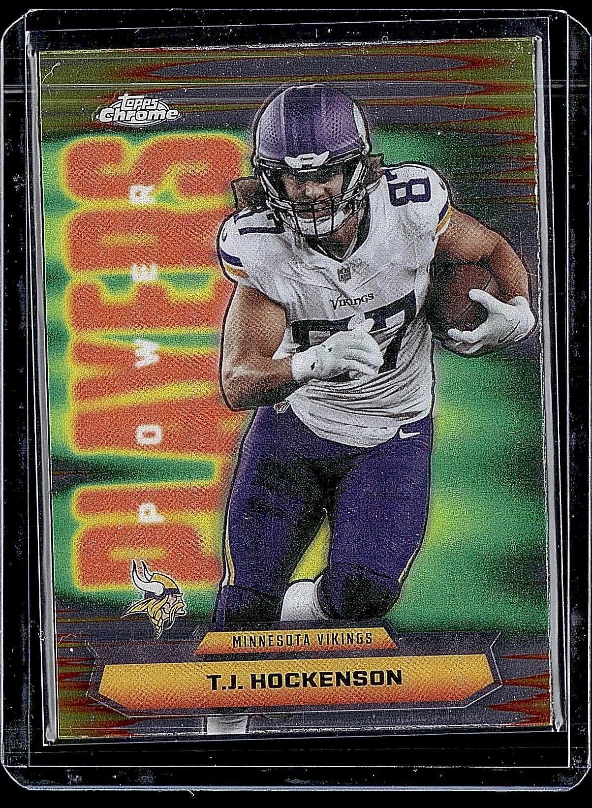 2025 Topps Chrome #PP-36 T.J. Hockenson Power Players X-Fractor