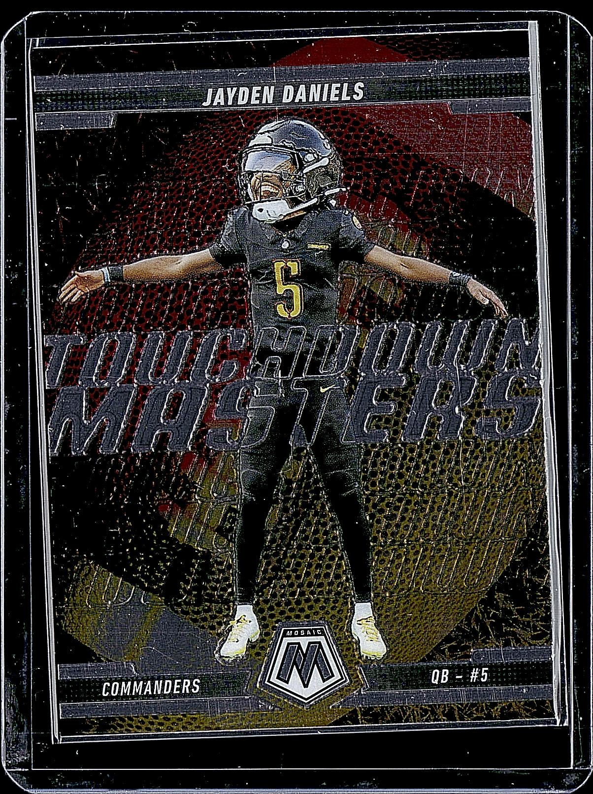 2025 Panini Mosaic #7 Jayden Daniels Touchdown Masters