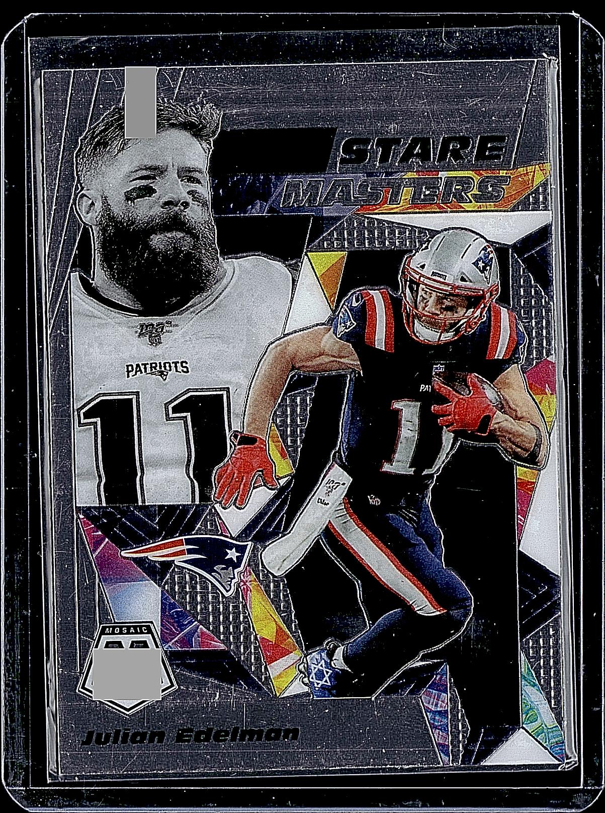 2020 Panini Mosaic #SM5 Julian Edelman Stare Masters