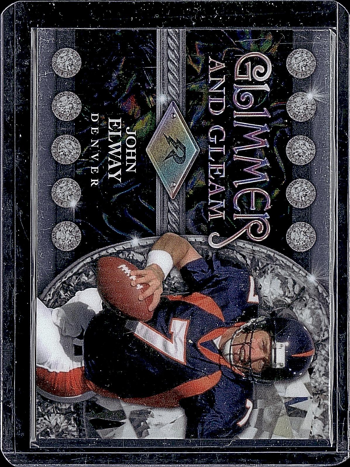 2024 Topps Resurgence #GG-3 John Elway Glimmer and Gleam Navy Surge #/275
