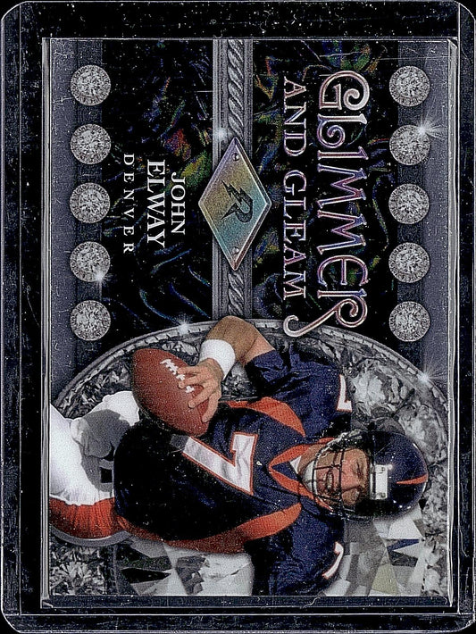 2024 Topps Resurgence #GG-3 John Elway Glimmer and Gleam Navy Surge #/275