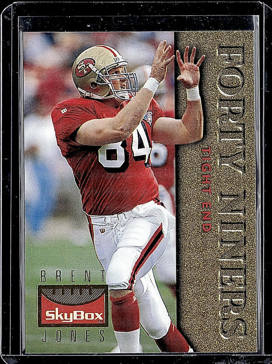 1995 SkyBox Premium #118 Brent Jones
