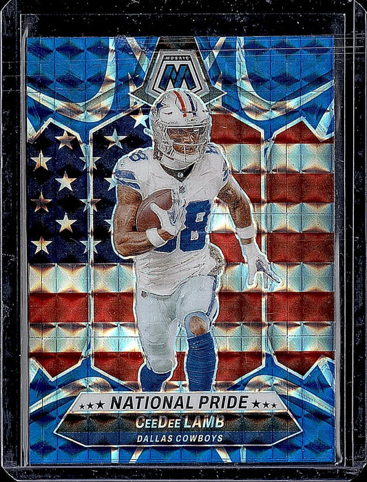 2024 Panini Mosaic #262 CeeDee Lamb Mosaic Reactive Blue