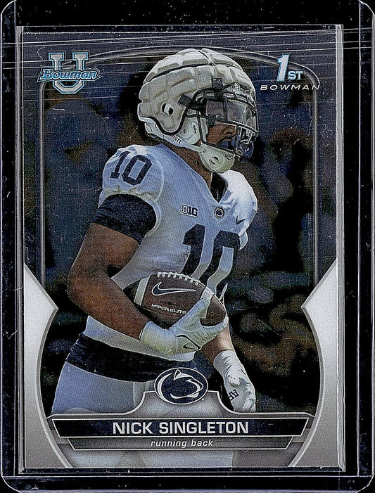 2022 Bowman University Chrome #87 Nick Singleton