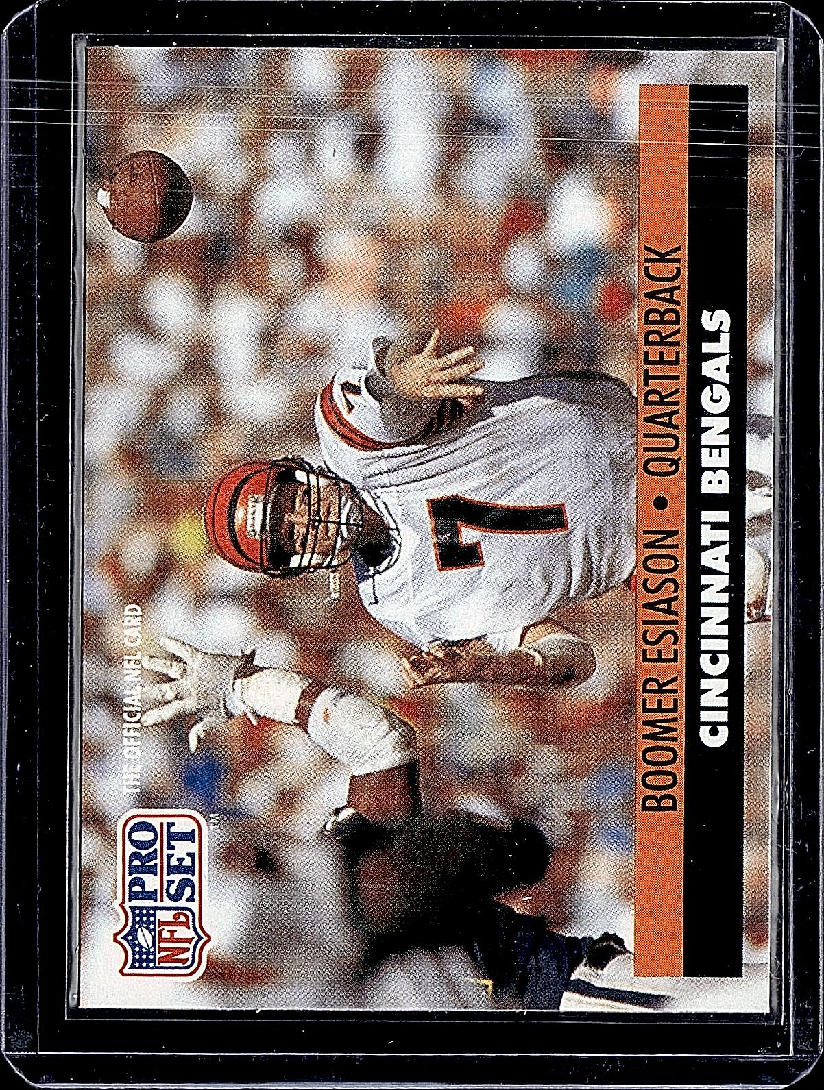 1991 Pro Set FACT Mobil #111 Boomer Esiason
