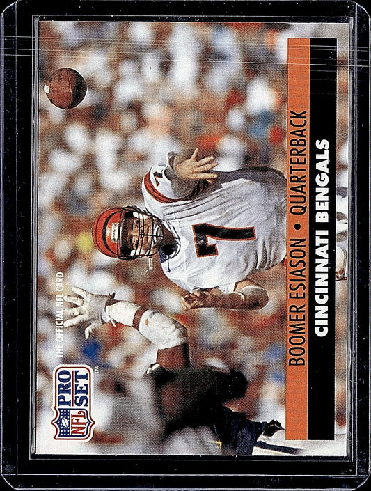 1991 Pro Set FACT Mobil #111 Boomer Esiason