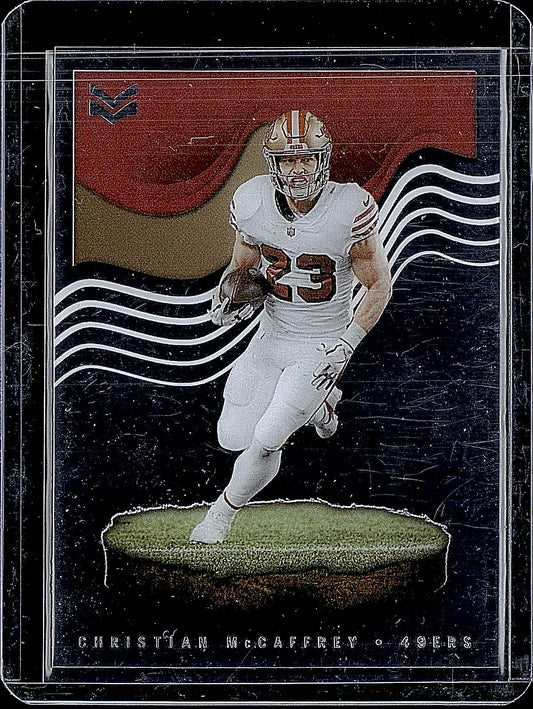 2022 Panini Chronicles #MAG-13 Christian McCaffrey Magnitude Purple #/49