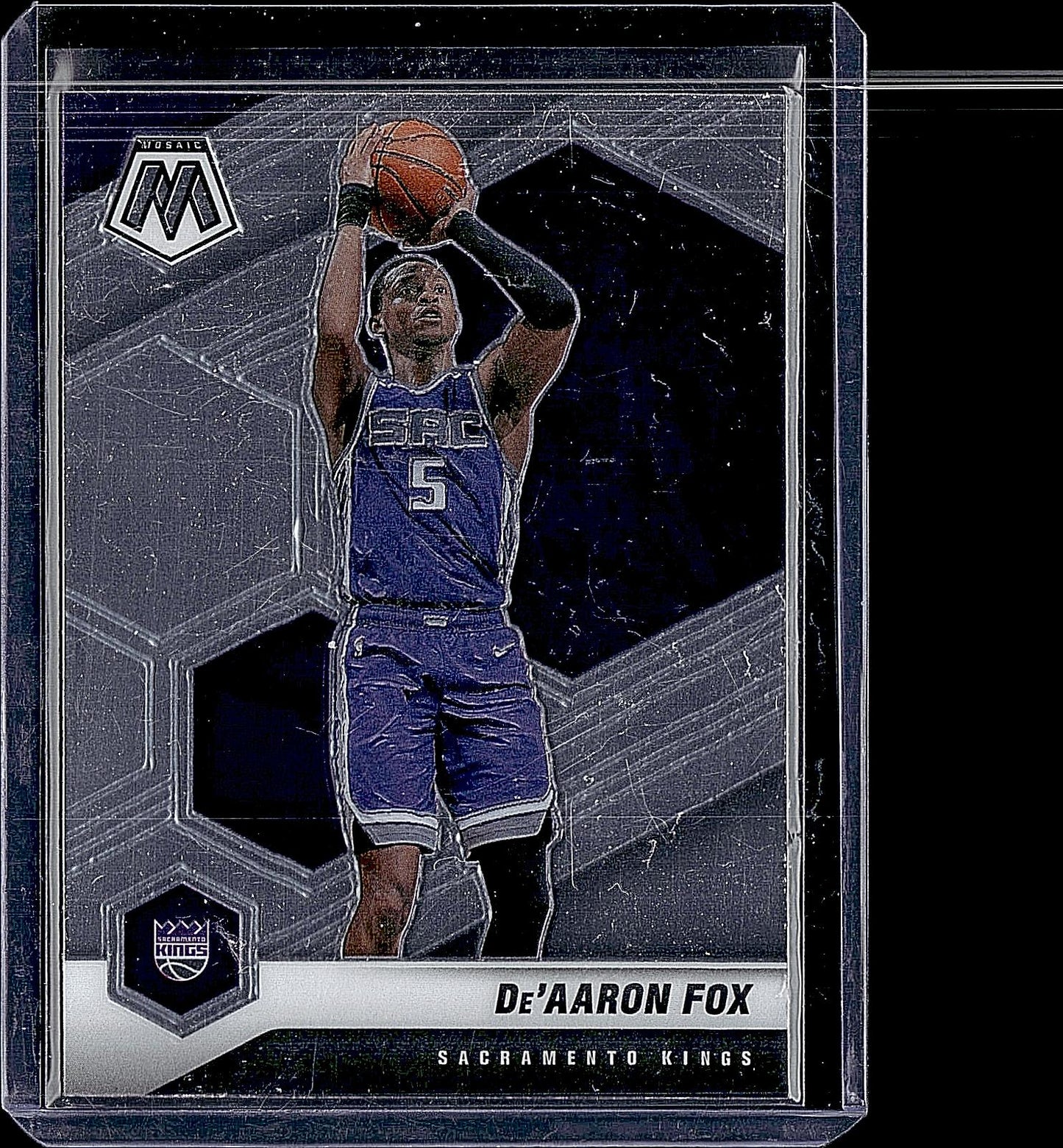 2020-21 Panini Mosaic #168 De'Aaron Fox