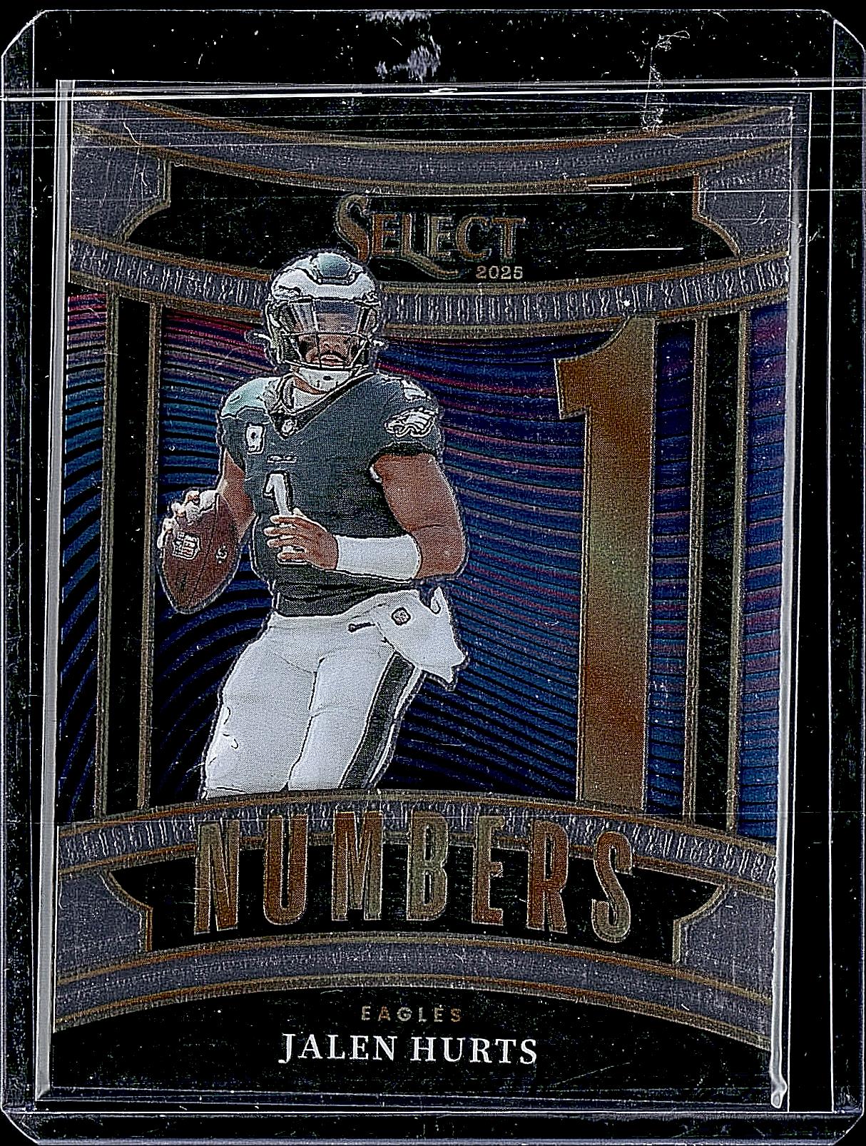 2025 Panini Select #23 Jalen Hurts Select Numbers